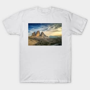 Dolomites Vector Painting T-Shirt